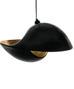 Bamboe hanglamp Shell Black