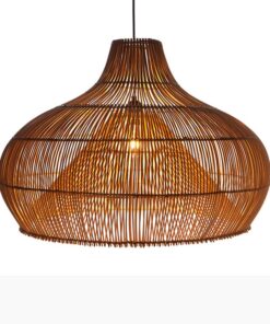 Rattan - Hanglamp dome naturel