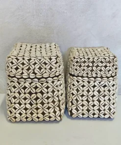 Schelpenmand 'Timor'. Set 2