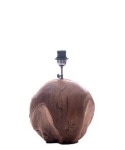 Teak houten voet bol - 25 cm