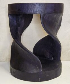 Krukje zwart teak hout