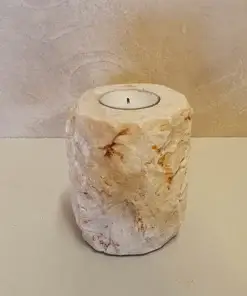 Waxinelicht marmer