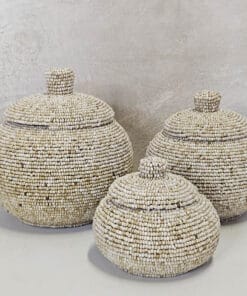 Kralenpotjes bol. Crème set 3