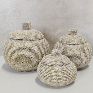 Kralenpotjes bol. Crème set 3