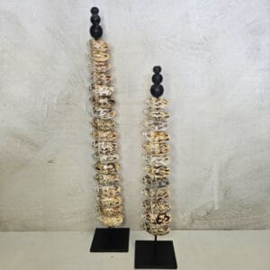 Verticale schelpenstandaard 'Ternate' Set 2